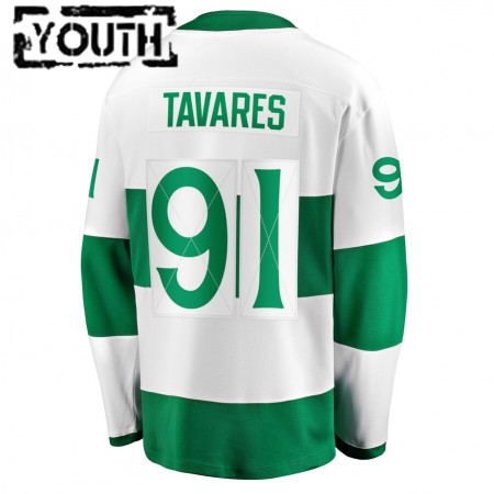 Toronto Maple Leafs Toronto St. Patricks John Tavares 91 Wit Vintage Authentic Shirt - Kinderen